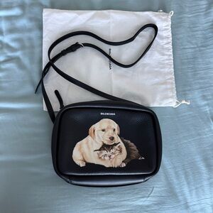 Balenciaga Puppy and Kitten Crossbody Bag